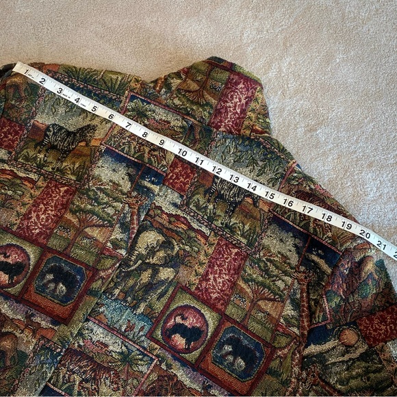 On The Rocks , California, tapestry coat. size X-Large, 1X, womens, vintage. - Picture 10 of 13